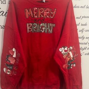 A custom mad Christmas sweater